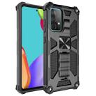 For Samsung Galaxy A52 5G / 4G Shockproof TPU + PC Magnetic Protective Case with Holder(Black) - 1