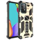 For Samsung Galaxy A72 5G / 4G Shockproof TPU + PC Magnetic Protective Case with Holder(Gold) - 1