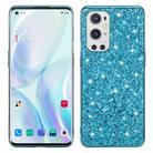 For OnePlus 8T Glitter Powder Shockproof TPU Protective Case(Blue) - 1