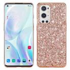 For OnePlus 9 Pro Glitter Powder Shockproof TPU Protective Case(Rose Gold) - 1
