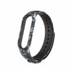 For Xiaomi Mi Band 6 (CA8856) Colored Drawing Silicone Watch Band(Camouflage Grey) - 1
