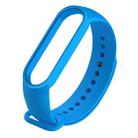 For Xiaomi Mi Band 6 (CA8856) Solid Color Silicone Watch Band(Blue) - 1