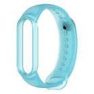 For Xiaomi Mi Band 6 (CA8856) Silicone Translucent Watch Band(Blue) - 1