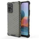 For Xiaomi Redmi Note 10 Pro Shockproof Honeycomb PC + TPU Case(Black) - 1