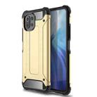 For Xiaomi Mi 11 Lite Magic Armor TPU + PC Combination Case(Gold) - 1