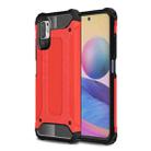 For Xiaomi Redmi Note 10 5G Magic Armor TPU + PC Combination Case(Red) - 1