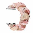 Fabric Hair Ring Watch Band For Apple Watch Series 9&8&7 41mm / SE 3&SE 2&6&SE&5&4 40mm / 3&2&1 38mm(1) - 1