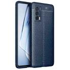 For vivo iQOO Neo5 Litchi Texture TPU Shockproof Case(Blue) - 1