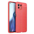 For Xiaomi Mi 11 Lite Litchi Texture TPU Shockproof Case(Red) - 1