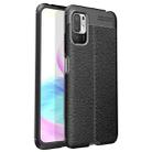 For Xiaomi Redmi Note 10 5G Litchi Texture TPU Shockproof Case(Black) - 1