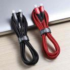 JOYROOM ST-C04 2.4A Type-C to 8 Pin Braided Charging Cable ，Cable Length:1.8m(Black) - 2