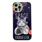 For iPhone 11 Cartoon Pattern IMD Protective Cover (Black) - 1