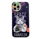 For iPhone 11 Pro Max Cartoon Pattern IMD Protective Cover (Black) - 1