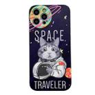 For iPhone 12 mini Cartoon Pattern IMD Protective Cover (Black) - 1