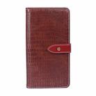For vivo iQOO Neo5 idewei Crocodile Texture Horizontal Flip Leather Case with Holder & Card Slots & Wallet(Burgundy) - 2