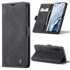 For Xiaomi CC9 Pro CaseMe 013 Multifunctional Horizontal Flip Leather Case with Holder & Card Slot & Wallet(Black) - 1