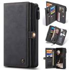 For Samsung Galaxy A52 4G / 5G CaseMe 018 Detachable Multi-functional Horizontal Flip Leather Case with Card Slot & Holder & Zipper Wallet & Photo Frame(Black) - 1