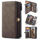 For Samsung Galaxy A72 5G / 4G CaseMe 018 Detachable Multi-functional Horizontal Flip Leather Case with Card Slot & Holder & Zipper Wallet & Photo Frame(Brown) - 1