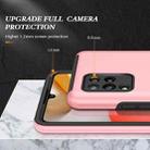 For Samsung Galaxy A42 5G PC + TPU Shockproof Magnetic Protective Case with Invisible Ring Holder(Rose Gold) - 3