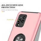 For Samsung Galaxy A42 5G PC + TPU Shockproof Magnetic Protective Case with Invisible Ring Holder(Rose Gold) - 4