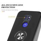 For Motorola Moto G9 / G9 Play PC + TPU Shockproof Magnetic Protective Case with Invisible Ring Holder(Black) - 4