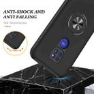 For Motorola Moto G9 / G9 Play PC + TPU Shockproof Magnetic Protective Case with Invisible Ring Holder(Black) - 6