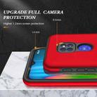 For Motorola Moto G9 / G9 Play PC + TPU Shockproof Magnetic Protective Case with Invisible Ring Holder(Red) - 3
