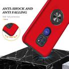 For Motorola Moto G9 / G9 Play PC + TPU Shockproof Magnetic Protective Case with Invisible Ring Holder(Red) - 6