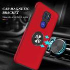 For Motorola Moto G9 / G9 Play PC + TPU Shockproof Magnetic Protective Case with Invisible Ring Holder(Red) - 7