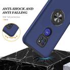 For Motorola Moto G9 / G9 Play PC + TPU Shockproof Magnetic Protective Case with Invisible Ring Holder(Blue) - 6
