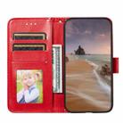 For LG Stylo 7 5G Flower Vine Embossing Pattern Horizontal Flip Leather Case with Card Slot & Holder & Wallet & Lanyard(Red) - 4
