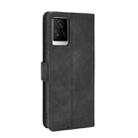 For vivo iQOO 7 Solid Color Skin Feel Magnetic Buckle Horizontal Flip Calf Texture PU Leather Case with Holder & Card Slots & Wallet(Black) - 3