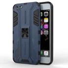 Supersonic PC + TPU Shock-proof Protective Case with Holder For iPhone 6 Plus & 6s Plus(Dark Blue) - 1