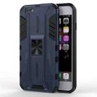 For iPhone SE 2022 / SE 2020 / 8 / 7 Supersonic PC + TPU Shock-proof Protective Case with Holder(Dark Blue) - 1