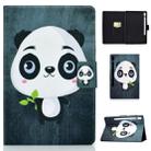 For Galaxy Tab S6 T860 / T865 Colored Drawing Horizontal Flip Leather Case with Holder & Card Slots & Sleep / Wake-up Function(Big Bear) - 1