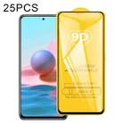 For Xiaomi Redmi Note 10 / Note 11 5G Global / Note 10 Overseas 6.43 inch / Poco M4 Pro 4G 25 PCS 9D Full Glue Full Screen Tempered Glass Film - 1