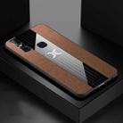 For Vivo S1 / V15 XINLI Stitching Cloth Texture Shockproof TPU Protective Case(Brown) - 1