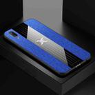 For Vivo V11 / X21S XINLI Stitching Cloth Texture Shockproof TPU Protective Case(Blue) - 1