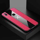 For Vivo V11i / Z3i XINLI Stitching Cloth Texture Shockproof TPU Protective Case(Red) - 1