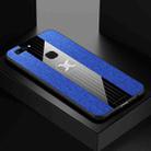 For Vivo X20 XINLI Stitching Cloth Texture Shockproof TPU Protective Case(Blue) - 1