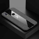 For Vivo X21 XINLI Stitching Cloth Texture Shockproof TPU Protective Case(Gray) - 1