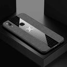 For Vivo X21i XINLI Stitching Cloth Texture Shockproof TPU Protective Case(Gray) - 1