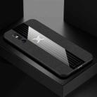 For Vivo X27 XINLI Stitching Cloth Texture Shockproof TPU Protective Case(Black) - 1