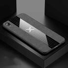 For Vivo Y91 XINLI Stitching Cloth Texture Shockproof TPU Protective Case(Gray) - 1
