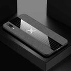 For Vivo X23 XINLI Stitching Cloth Texture Shockproof TPU Protective Case(Gray) - 1