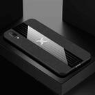 For Vivo X23 Symphony Edition XINLI Stitching Cloth Texture Shockproof TPU Protective Case(Black) - 1