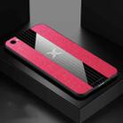 For Vivo Y67 XINLI Stitching Cloth Texture Shockproof TPU Protective Case(Red) - 1