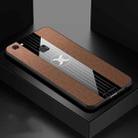 For Vivo V7 / Y75 XINLI Stitching Cloth Texture Shockproof TPU Protective Case(Brown) - 1