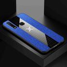 For Vivo Z5X XINLI Stitching Cloth Texture Shockproof TPU Protective Case(Blue) - 1