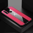 For Vivo Z5X XINLI Stitching Cloth Texture Shockproof TPU Protective Case(Red) - 1